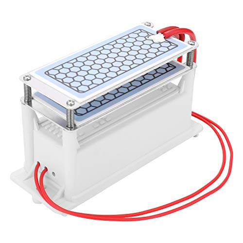 KKmoon Portable 10g/h Ceramic Ozone Generator Double Integrated Plate Ozonizer Water Air Purifier