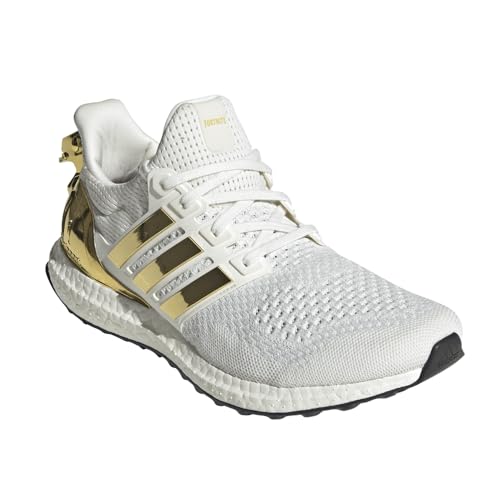 adidas Mens Ultraboost Ultra Boost X Fortnite Peely Running Sneakers Shoes - Gold, White - Size 7 M2
