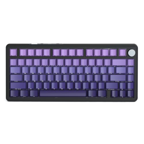 Clavier mécanique Bluetooth ATTACK SHARK X85 violet de jeu 2.4G à joint hot-swap
