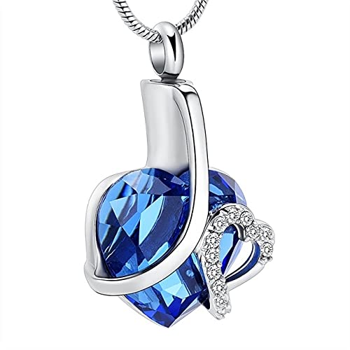 Pendentif de souvenir pour femmes surmonter le deuil collier urne