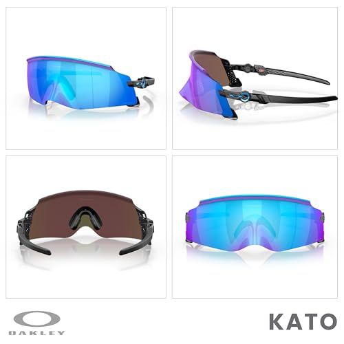 Oakley OO9455 Kato Shield Sunglasses For Men+ Bundle Accessory Leash Kit, Microfiber Pouch3