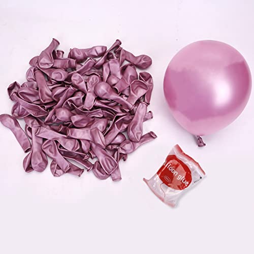 120 Pcs Metallic Pink Balloons 5 Inch Pink Latex Balloons Party Pastel Baby Pink Metallic Balloon Wedding Girl Sweet Birthday Bride Baby Shower Party Decorations, Valentine's Day Or Christmas Party #TOP7
