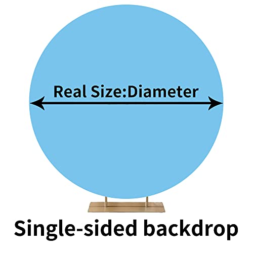 Csfoto Polyester 7.5X7.5Ft Happy Birthday Round Backdrop Ballet Dancer Princess Moon Butterfly Ballerina Photography Background Girls Birthday Party Supplies Decor Banner Prop Photobooth Gift #TOP4