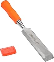 Vista 11 de Utoolmart Cincel de madera para carpintería de 0.394 in de ancho cabeza plana de talla de acero de alto carbono y mango de PVC para carpintería