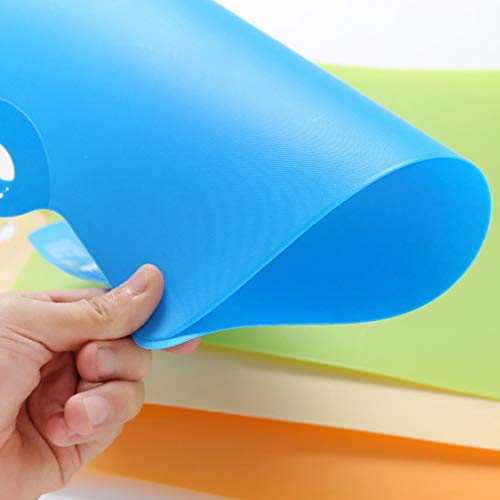 Hemoton Tapetes de Tábua de Corte, 6 Peças Flexíveis de Plástico Colorido, Conjunto de Tábua de Cort