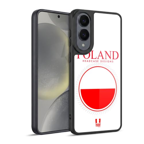Coque Samsung Galaxy S25 Edge Pologne motif drapeau Head Case Designs gel renforcé