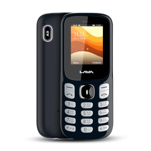 Image of Lava A3 King 2026 Dual Sim Keypad Mobile Phone | 1750mAh Big Battery | 1.8 inch Large Display | 7 Languages Read & Write Support | Vibration Alert (Blue)