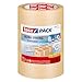 Price comparison product image tesapack Ultra Strong - PVC Packing Tape for Firm Packaging and Secure Packing - Transparent - 66 m x 50 mm, Pack of 3
