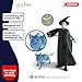 Schleich Harry Potter - Professor McGonagall and Patronus Cat Figurines - 2PC Harry Potter Set - Wizarding World Collectible Figures for Kids and Adults - Ages 6+ | 42682