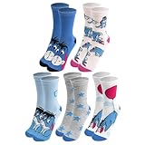 Disney Eeyore Donkey Socks for Women - Winnie the Pooh Women's Sneaker Stockings 38-43 (Pack of 5), multicoloured, 38-43