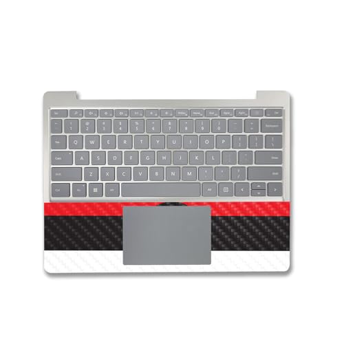 Image of MightySkins Carbon Fiber Skin Compatible with Microsoft Surface Laptop Go 3 (2023) Full Wrap Kit - Battle Ball | Protective, Durable Textured Carbon Fiber Finish | Made in The USA