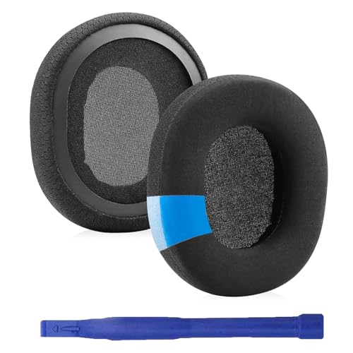 Adhiper Arctis 1/3/5/7/9 �����p�C���[�p�b�h�N�b�V���� �A�b�v�O���[�h���ꂽ��p�W�F��&���b�V���t�@�u���b�N�C���[�p�b�h SteelSeries Arctis 1/3/5/7/7+/7P/7P+/7X/7X+/9/9X/Pro/Pr