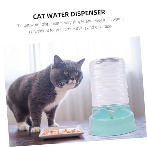 Bebedero automático para gatos de plástico compacto miniatura 2
