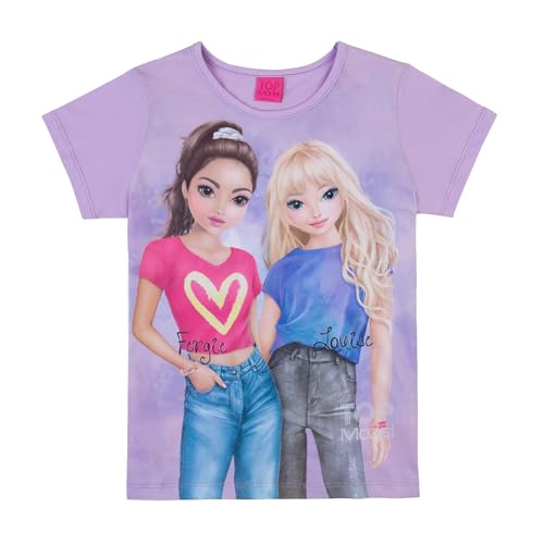TOPModel Niña Camiseta con Fergie &Louise 75003 Violeta, Talla 128, 8 años