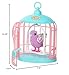 Little Live Pets - Lil' Bird & Bird Cage: Polly Pearl, New Light Up Wings with 20 + Sounds, and Reacts to Touch