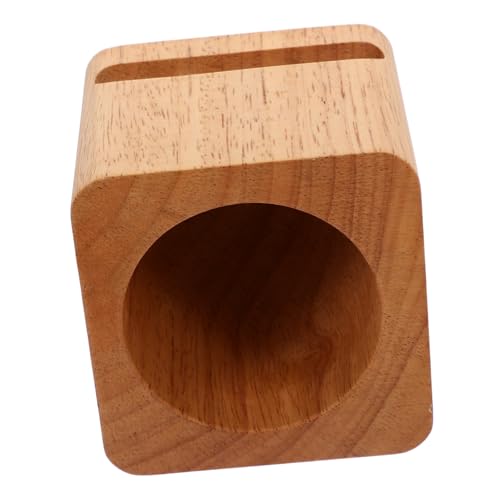 UTHCLO Supporto Amplificatore Per in Legno Naturale, Porta Telefono Da Tavolo Per Vivavoce e, Supporto Da Scrivania Passivo Per Domestico e Ufficio