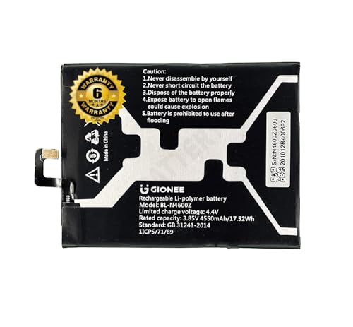 Image of THE BATTERY STORE Original BL-N4600Z Battery for Gionee A1 Plus All View X4 Soul Xtreme Battery with 6 Month Warranty****(PP29)