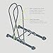 Delta Single Bike Stand Floor Cycle (2-Pack) - Tool-Free Adjustable Bike Racks for Mountain, Fat Tire, Road Bikes, Freestanding Bicycle Rack for Garage Parking