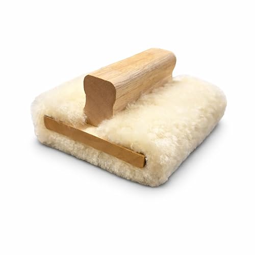 5'' Genuine Lambskin Hand Stainer Block & Pad – Premium