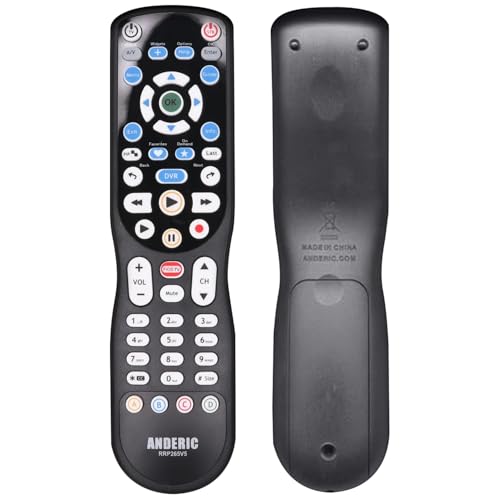 ANDERIC RRP265V5 Replacement Remote Control Compatible with Verizon FiOS 2-Device,