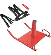 ECOTRIC Power Speed Sled & Harness Weighted Drag Sport Running Football Train Fit for 1-2 Inch Pl...