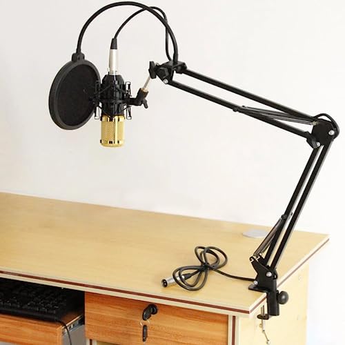 Microfone Condensador BM800 Profissional Studio kit completo - Leboss