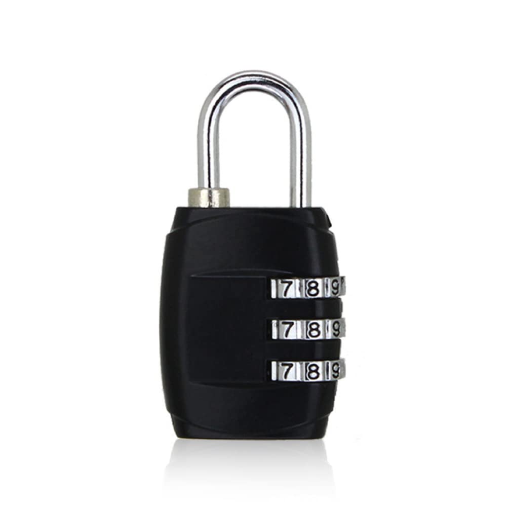 Lucchetti a combinazione， Lucchetti per valigie Lucchetto con codice, lucchetto con password a 3 cifre, lucchetto a combinazione for bagagli da viaggio, piccolo lucchetto for cassetti, lucchetto elett