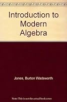 An introduction to modern algebra 0023612509 Book Cover