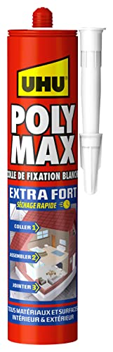 Colle de fixation MSP UHU Polymax et Pattex Fix Crystal pour assembler et jointer - 2