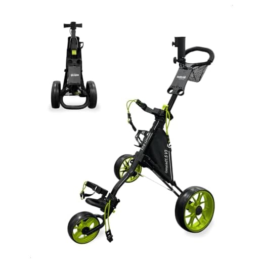 Caddytek CaddyLite 11.5 V3 3 Wheel Golf Push Cart - Lightweight, Easy to Fold