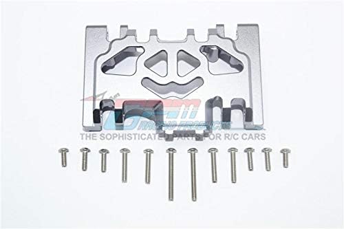 GPM For Traxxas TRX-4 Defender/TRX-4 Tactical Unit/TRX-6 Merc-Benz G63 Upgrade Parts Aluminum Lower Gear Cover - 1Pc Set Gray Silver