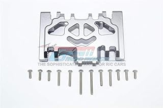 GPM For Traxxas TRX-4 Defender/TRX-4 Tactical Unit/TRX-6 Merc-Benz G63 Upgrade Parts Aluminum Lower Gear Cover - 1Pc Set Gray Silver