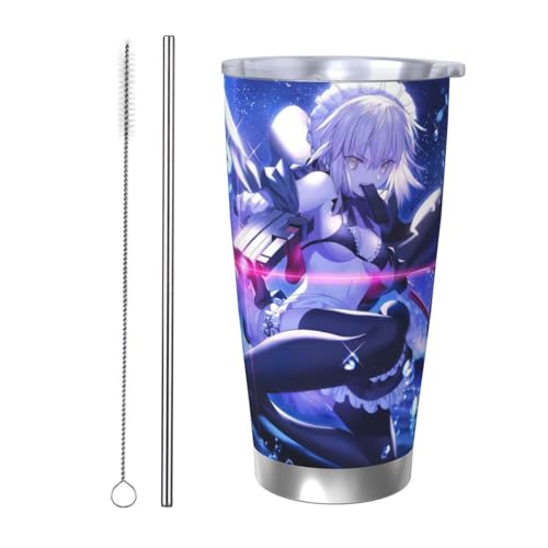 Fate tFCg ZCo[14 ^u[ bN  J[Jbv 600ml ^fM ۗ ۉ ԗp @r R[q[Jbv RrjJbv Xg[t ӂt AEghA jp Straw Two-piece Set