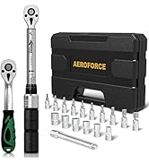 AEROFORCE 1/4-inch Drive Click Torque Wrench set（4-20Lb.ft