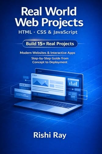 Real World Web Projects with HTML, CSS & JavaScript: Build 15+ Modern Websites & Interactive Apps — Step by Step Code + Deployment Guide