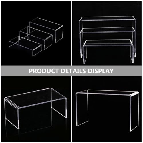 Support facile à installer de U en acrylique BETOOKY transparent - 4