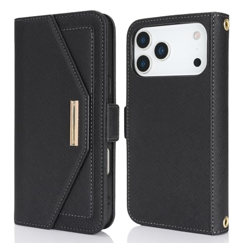 Jaorty Crossbody Wallet for iPhone 17 Pro Max Case with Strap,Black by Jaorty - Used condition - Image 7