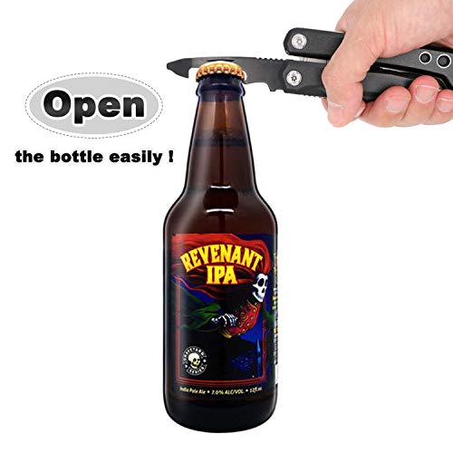 IBNS 7 in 1 Multifunction Tool 024 Adjustable Spanner Multi Tool with Screwdriver Plier Wire Cutter Knife Bottle Opener For Home Outdoor Yard