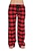 #followme Flannel Pajama Pants for Women Sleepwear PJs 45805-10195-RED-M