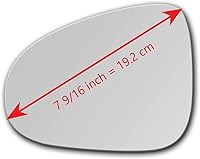 Vista 4 de Espejo calefactable con placa de respaldo para Volkswagen Touareg 2011-2017 Vista lateral izquierda izquierda izquierda