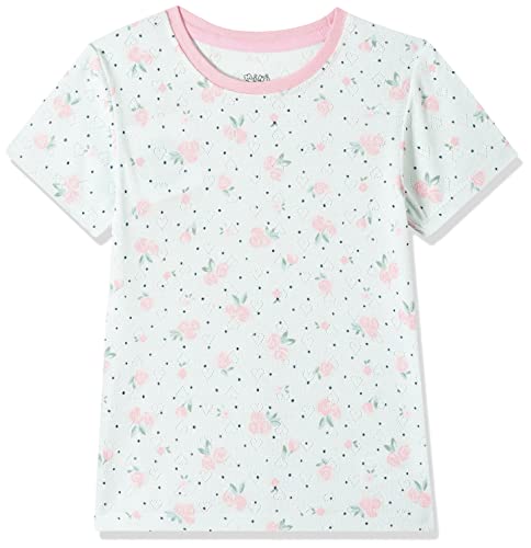 Image of miniklub Green Floral Printed Cotton Top