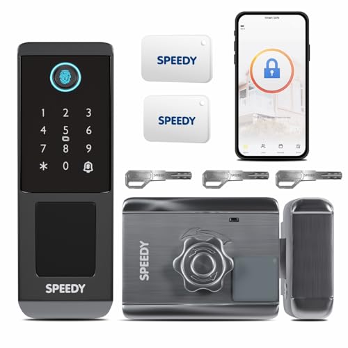 Speedy Wi-Fi Rim Lock for Internal Doors, Smart Door Lock, 6 Way ...