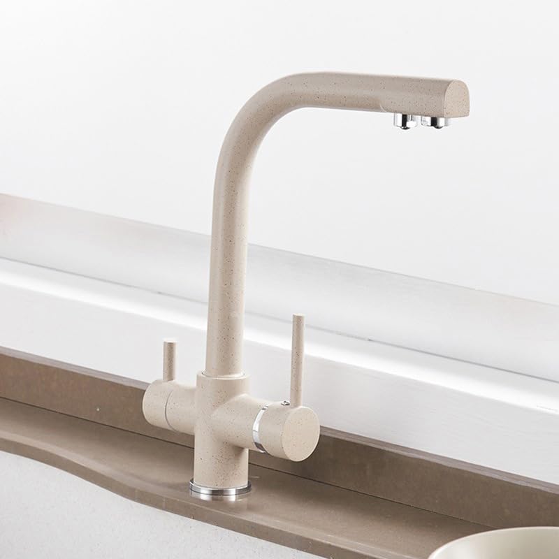 Mitigeur d'eau potable pivotant à 360 degrés LWX pour cuisine à un trou
