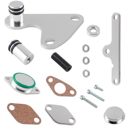 Hugwish - Hugwish Kit de Vanne EGR pour N47 N47S 2.0 Moteurs Diesel, joint de refroidissement EGR Rechange Suppression Compatible avec E81, E87, E88, E82, E90, E91, E92, E93 (inkl. LCI), E60, E61 LCI, X1 E84 et