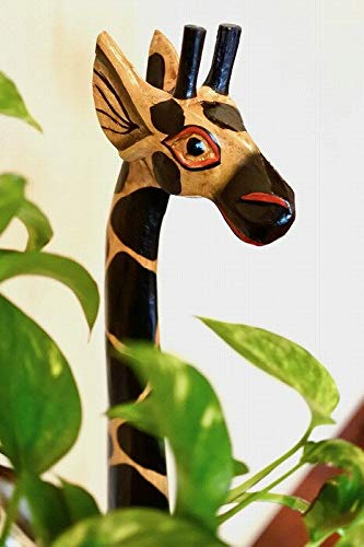 Amazon.co.jp: アジアン バリ 雑貨 ♪くびながアニマル(キリン