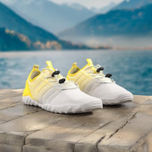 Image of WateLves Water Shoes Mens Womens Barefoot Beach Swim Shoes Quick-Dry Aqua Socks Pool Shoes for Surf Yoga Water Aerobics