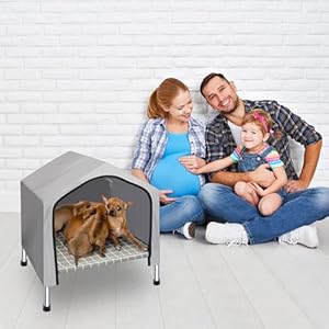Indoor Dog House  Dog Cave Bed Cat Cave Bed Dog Bed House Indoor Use for Small Pets | Sturdy and Stable Cat Tent Bed  Cucciolini Doodles Indoor dog house  dog cave bed cat cave bed dog bed house indoor use for small pets | sturdy and stable cat tent bed   cucciolini doodles