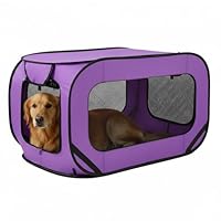 Faltbare Hundetransportbox 94x53x53 Cm – Für Hunde Bis 29,5 Kg, Aus Oxford-Stoff, Auto Geeignet (Grün)