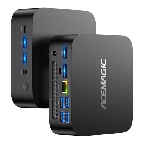 ACEMAGIC K1 Mini PC�AAMD Ryzen R2544 28W �v���Z�b�T�A16GB DDR4 RAM 512GB M.2 SSD (Beat 3300U/N150/N97) Mini Computers 11 Pro�AHDMI+DP1.4