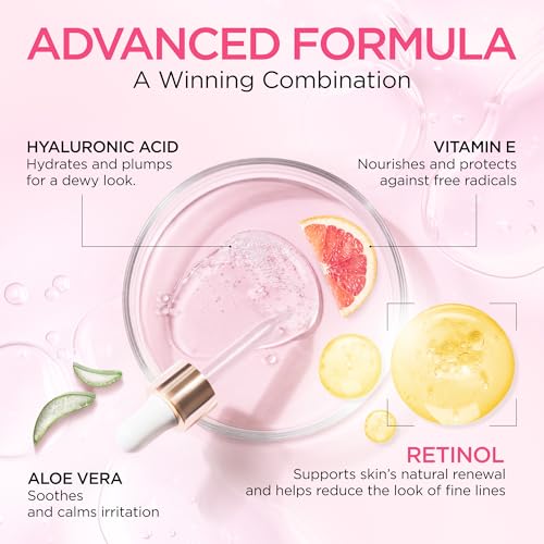 Image of Retinol Serum for Face with Hyaluronic Acid & Vitamin E 1 Oz